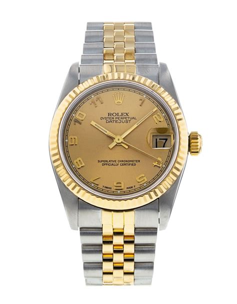 rolex mid size datejust 68273.